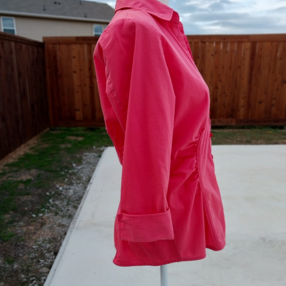 Coral blouse - Picture 2 of 7